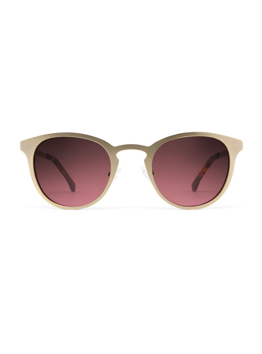 Alpha Gold with Pink Lenses