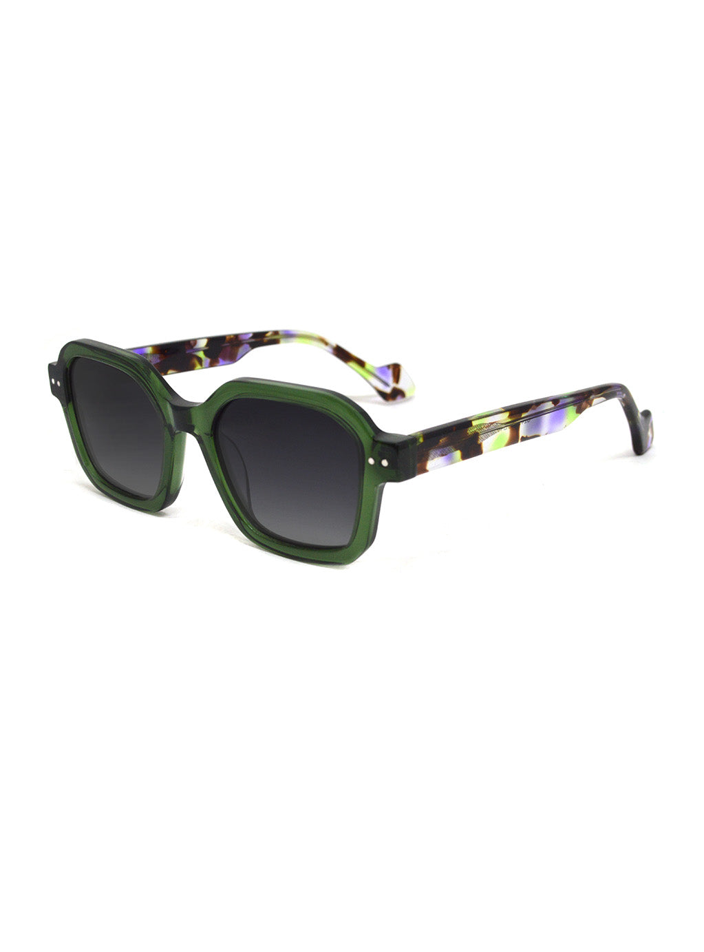 Leto Green with Black Lenses