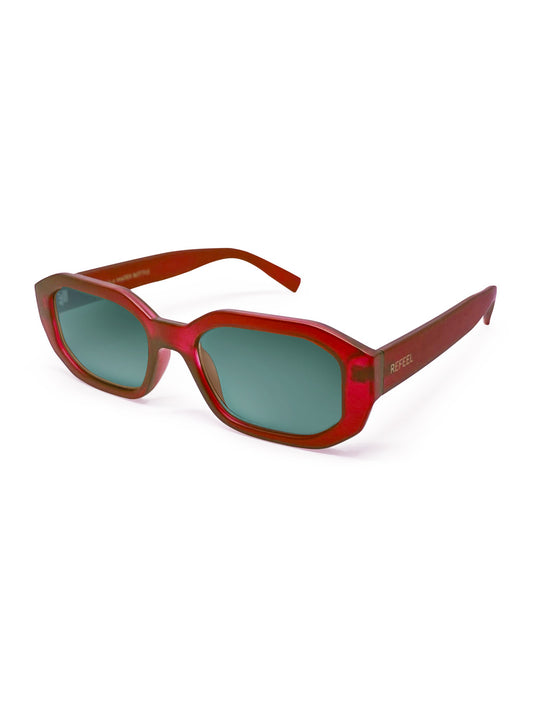 Refeel Red with Green Lenses