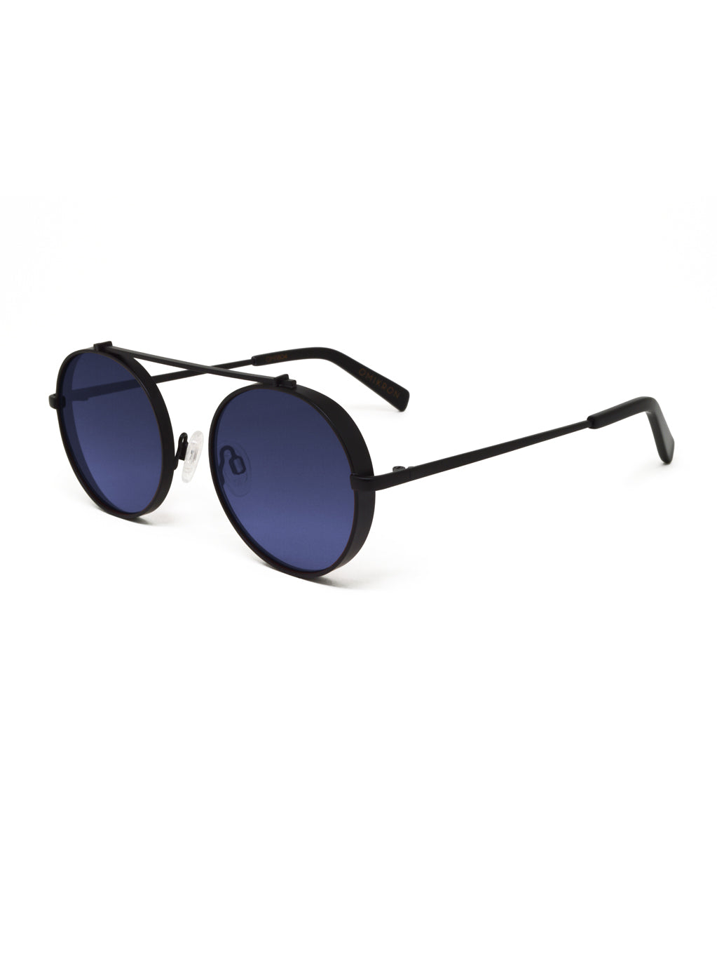 Omikron Black with Blue Lenses