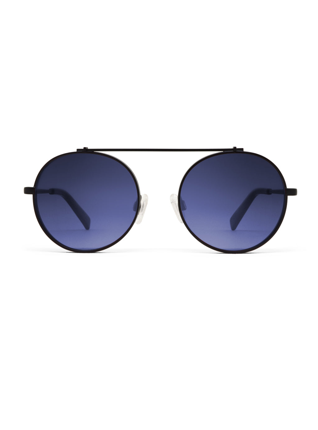Omikron Black with Blue Lenses